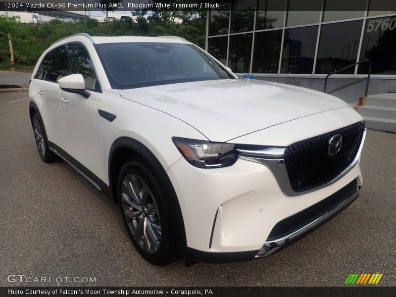 Rhodium White Premium / Black 2024 Mazda CX-90 Premium Plus AWD