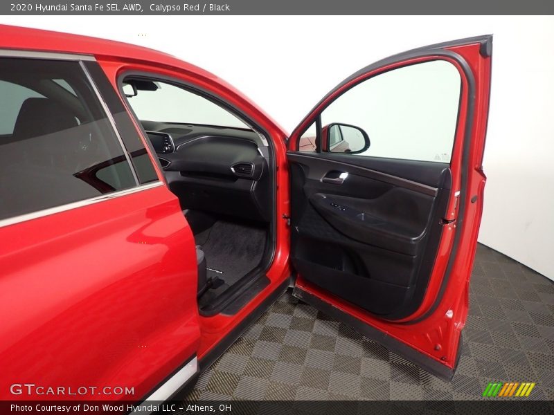 Calypso Red / Black 2020 Hyundai Santa Fe SEL AWD
