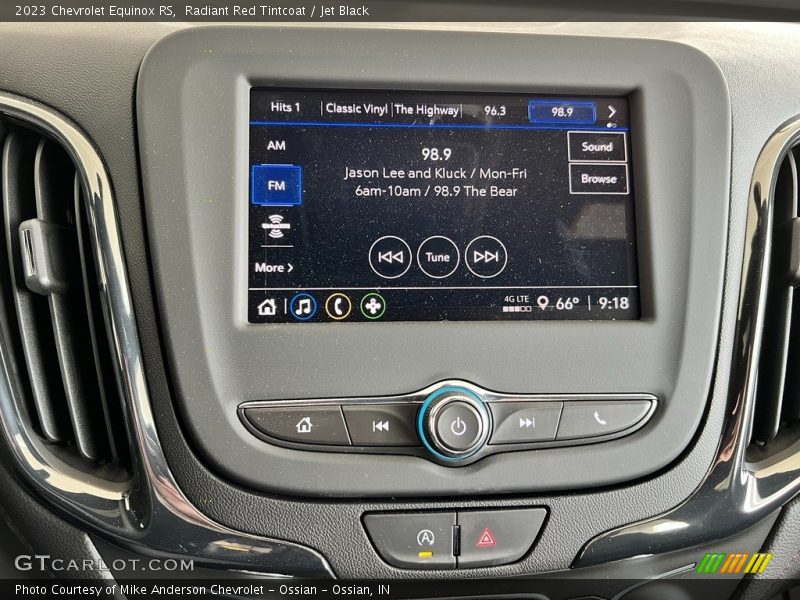 Radiant Red Tintcoat / Jet Black 2023 Chevrolet Equinox RS