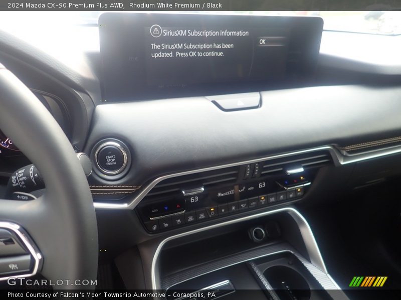 Rhodium White Premium / Black 2024 Mazda CX-90 Premium Plus AWD