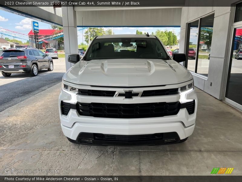 Summit White / Jet Black 2023 Chevrolet Silverado 1500 RST Crew Cab 4x4