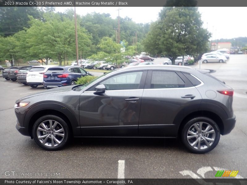 Machine Gray Metallic / Black 2023 Mazda CX-30 S Preferred AWD