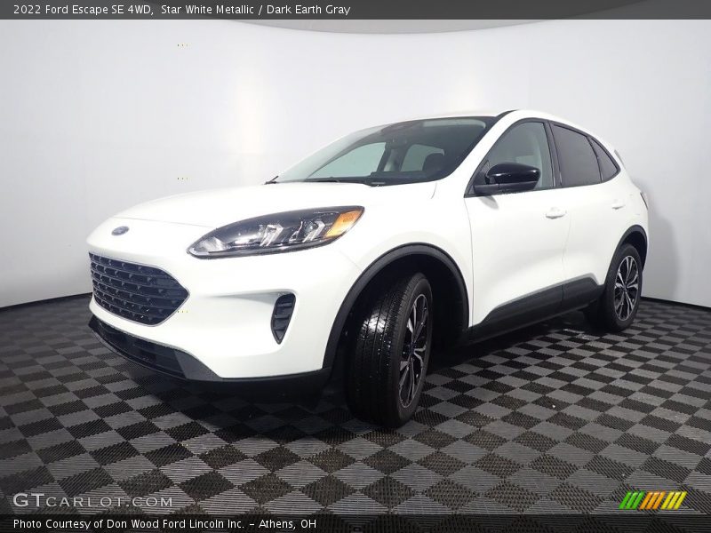 Star White Metallic / Dark Earth Gray 2022 Ford Escape SE 4WD