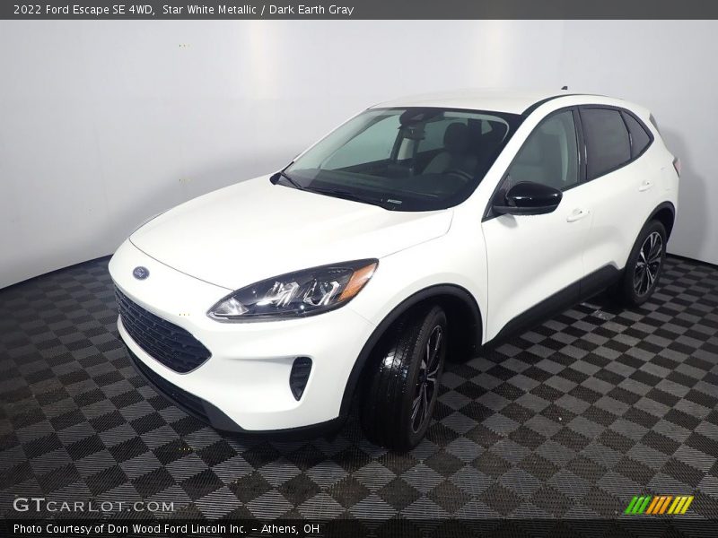 Star White Metallic / Dark Earth Gray 2022 Ford Escape SE 4WD