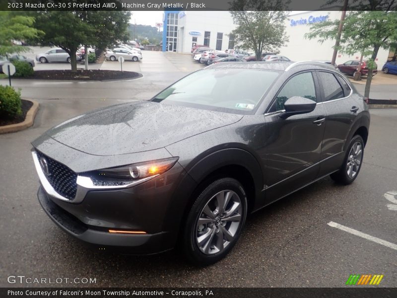 Machine Gray Metallic / Black 2023 Mazda CX-30 S Preferred AWD