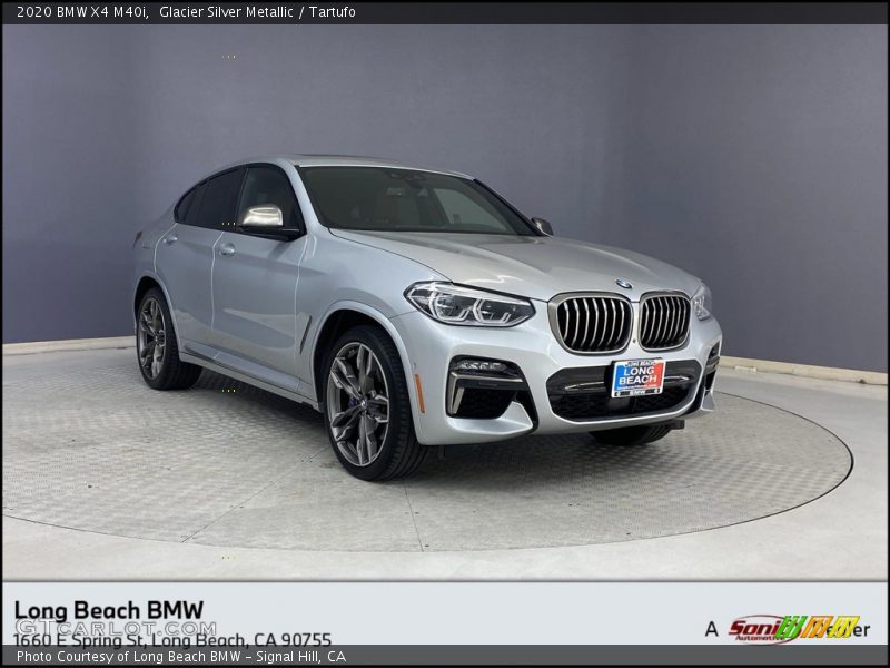 Glacier Silver Metallic / Tartufo 2020 BMW X4 M40i