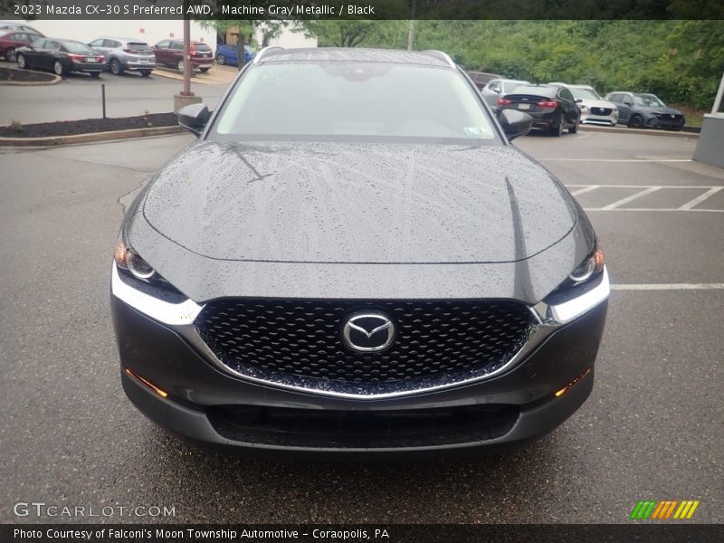 Machine Gray Metallic / Black 2023 Mazda CX-30 S Preferred AWD