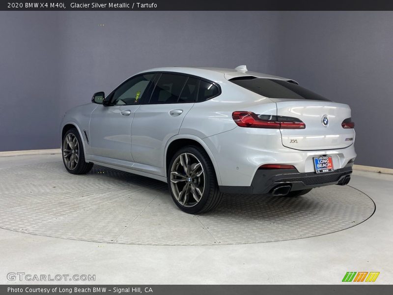 Glacier Silver Metallic / Tartufo 2020 BMW X4 M40i
