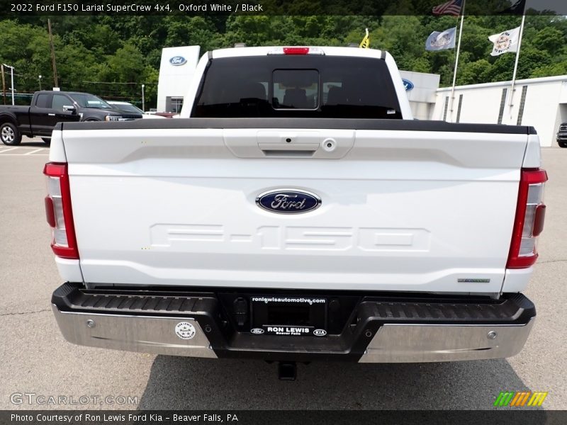 Oxford White / Black 2022 Ford F150 Lariat SuperCrew 4x4