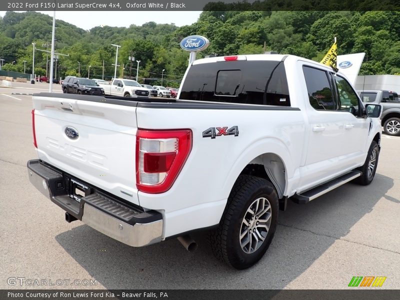 Oxford White / Black 2022 Ford F150 Lariat SuperCrew 4x4