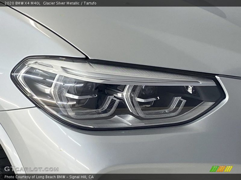 Glacier Silver Metallic / Tartufo 2020 BMW X4 M40i