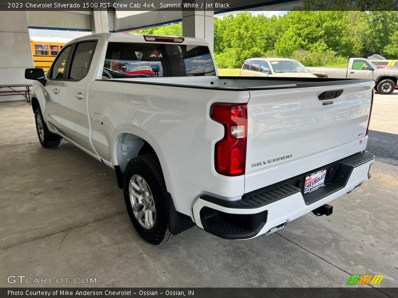 Summit White / Jet Black 2023 Chevrolet Silverado 1500 RST Crew Cab 4x4