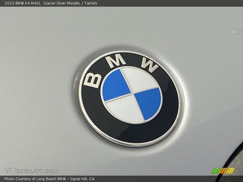 Glacier Silver Metallic / Tartufo 2020 BMW X4 M40i