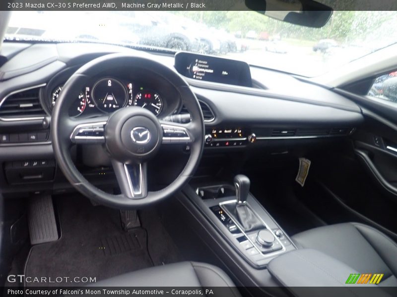 Machine Gray Metallic / Black 2023 Mazda CX-30 S Preferred AWD