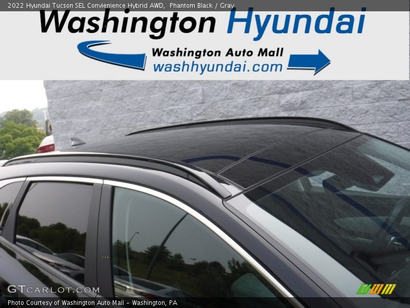 Phantom Black / Gray 2022 Hyundai Tucson SEL Convienience Hybrid AWD