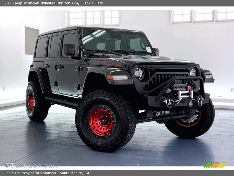 Black / Black 2020 Jeep Wrangler Unlimited Rubicon 4x4