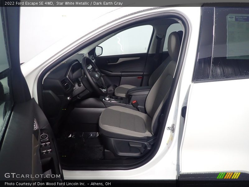 Star White Metallic / Dark Earth Gray 2022 Ford Escape SE 4WD