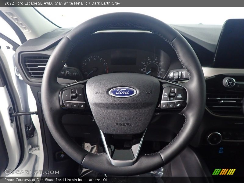 Star White Metallic / Dark Earth Gray 2022 Ford Escape SE 4WD