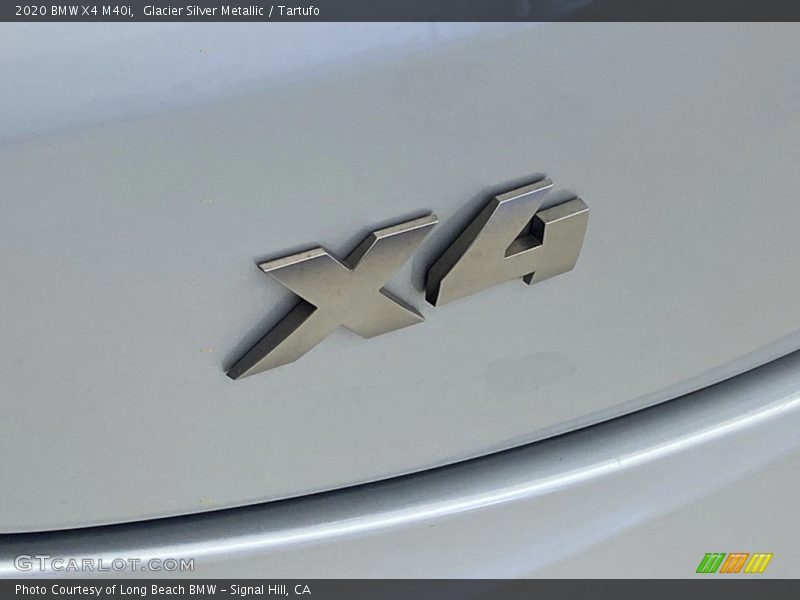 Glacier Silver Metallic / Tartufo 2020 BMW X4 M40i