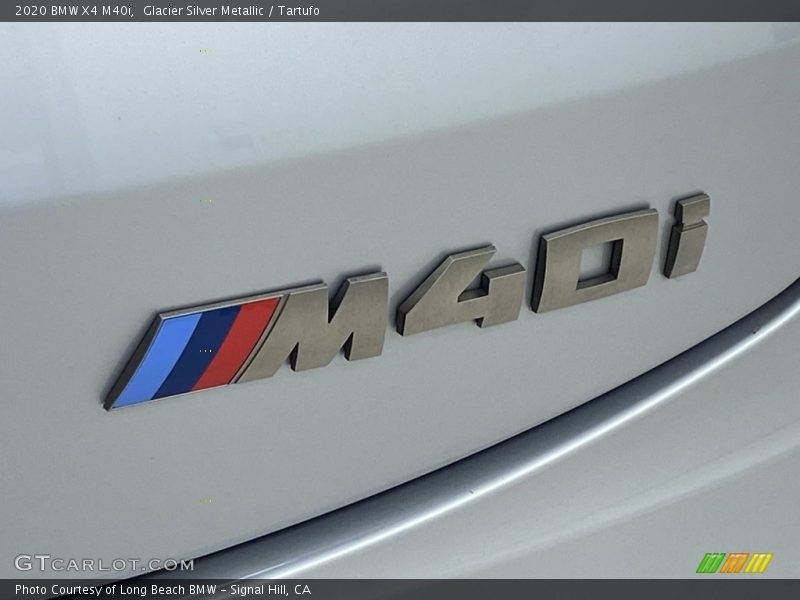 Glacier Silver Metallic / Tartufo 2020 BMW X4 M40i