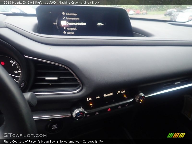 Machine Gray Metallic / Black 2023 Mazda CX-30 S Preferred AWD