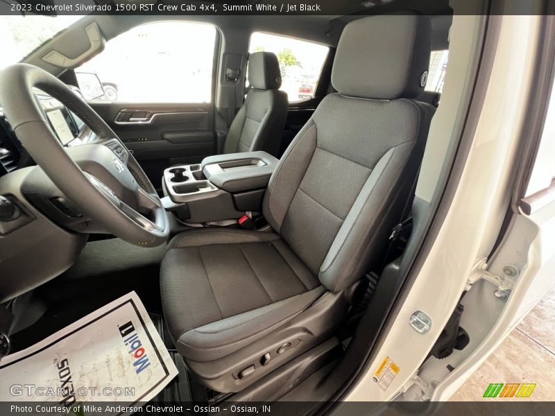 Summit White / Jet Black 2023 Chevrolet Silverado 1500 RST Crew Cab 4x4