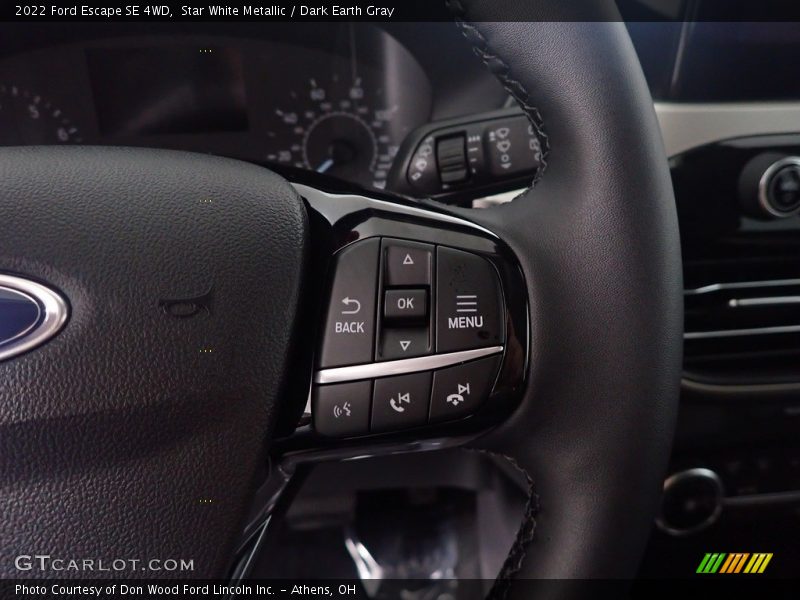 Star White Metallic / Dark Earth Gray 2022 Ford Escape SE 4WD