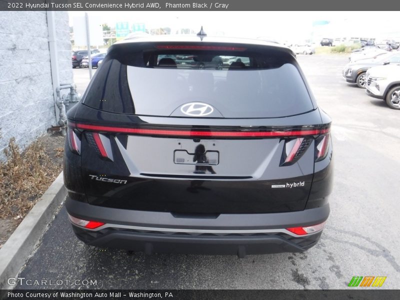 Phantom Black / Gray 2022 Hyundai Tucson SEL Convienience Hybrid AWD