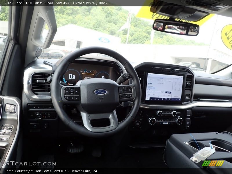 Oxford White / Black 2022 Ford F150 Lariat SuperCrew 4x4