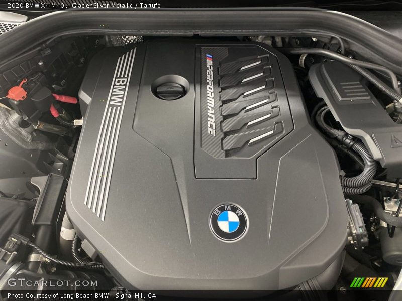 Glacier Silver Metallic / Tartufo 2020 BMW X4 M40i