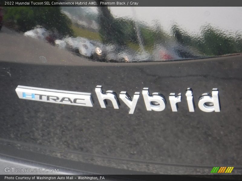 Phantom Black / Gray 2022 Hyundai Tucson SEL Convienience Hybrid AWD