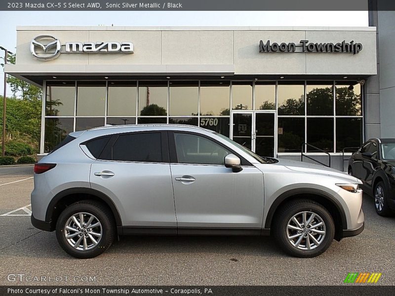 Sonic Silver Metallic / Black 2023 Mazda CX-5 S Select AWD