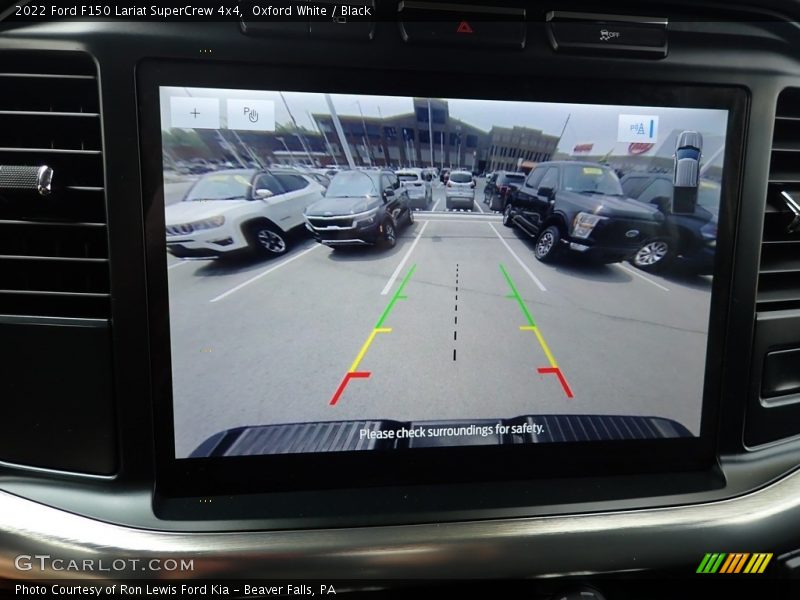 Oxford White / Black 2022 Ford F150 Lariat SuperCrew 4x4