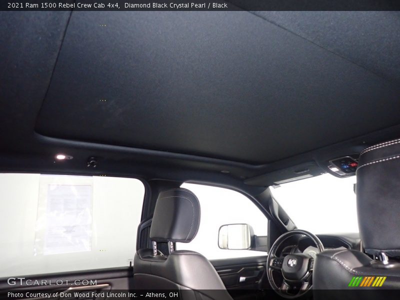 Diamond Black Crystal Pearl / Black 2021 Ram 1500 Rebel Crew Cab 4x4