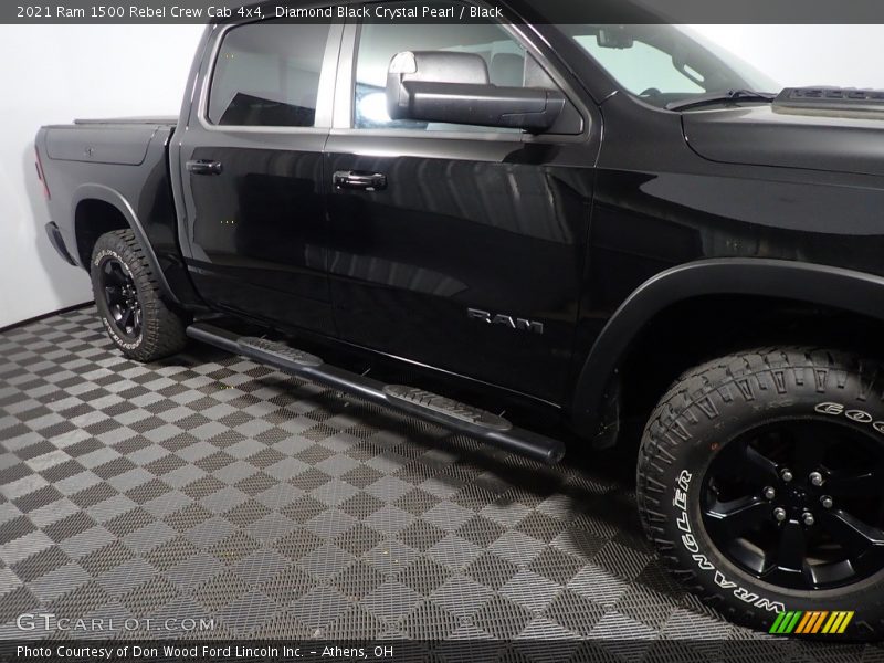 Diamond Black Crystal Pearl / Black 2021 Ram 1500 Rebel Crew Cab 4x4