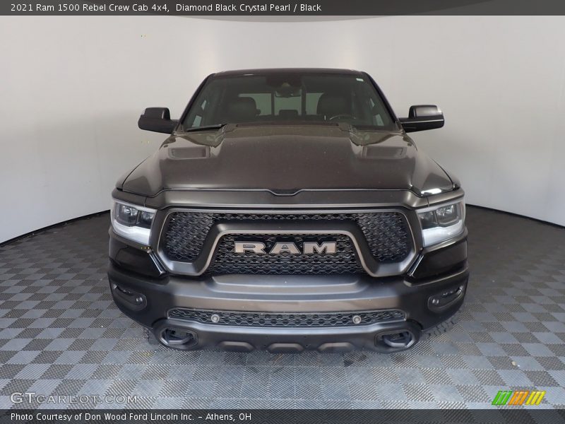 Diamond Black Crystal Pearl / Black 2021 Ram 1500 Rebel Crew Cab 4x4