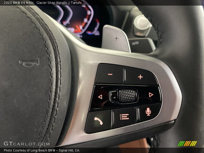 Glacier Silver Metallic / Tartufo 2020 BMW X4 M40i