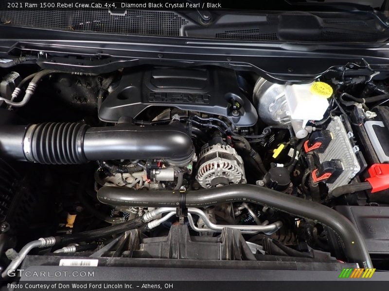 Diamond Black Crystal Pearl / Black 2021 Ram 1500 Rebel Crew Cab 4x4