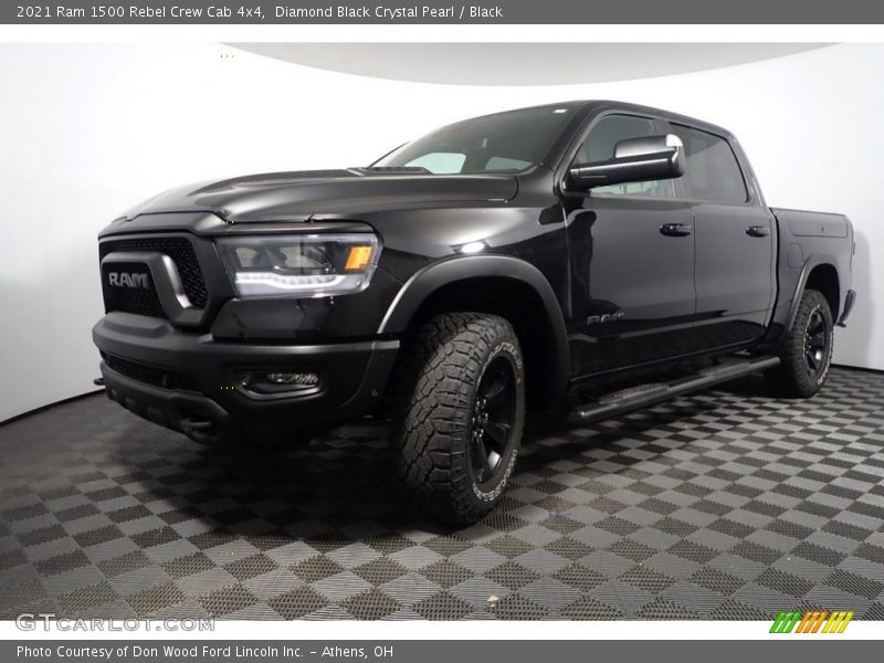 Diamond Black Crystal Pearl / Black 2021 Ram 1500 Rebel Crew Cab 4x4