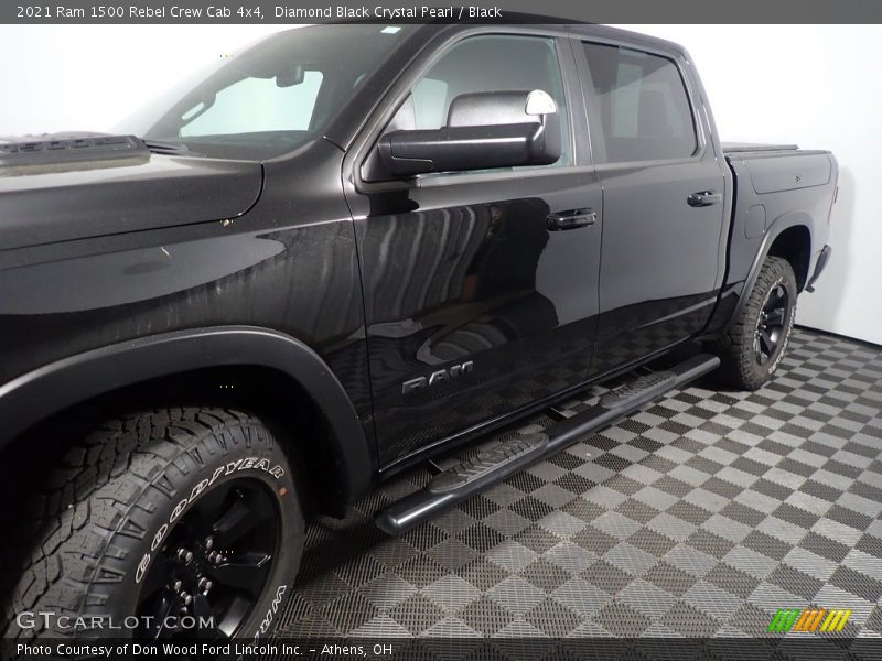Diamond Black Crystal Pearl / Black 2021 Ram 1500 Rebel Crew Cab 4x4