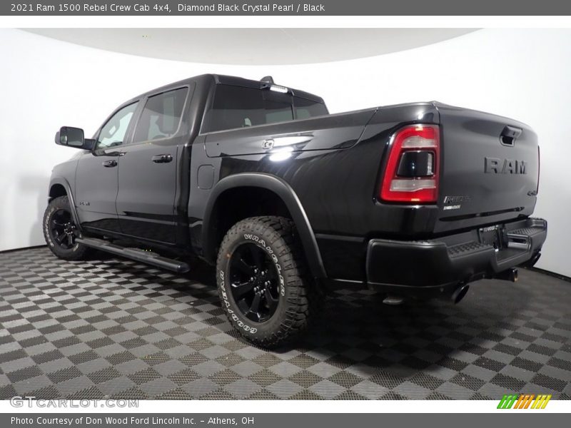 Diamond Black Crystal Pearl / Black 2021 Ram 1500 Rebel Crew Cab 4x4