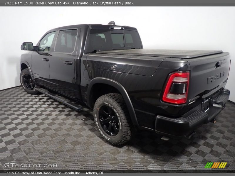 Diamond Black Crystal Pearl / Black 2021 Ram 1500 Rebel Crew Cab 4x4