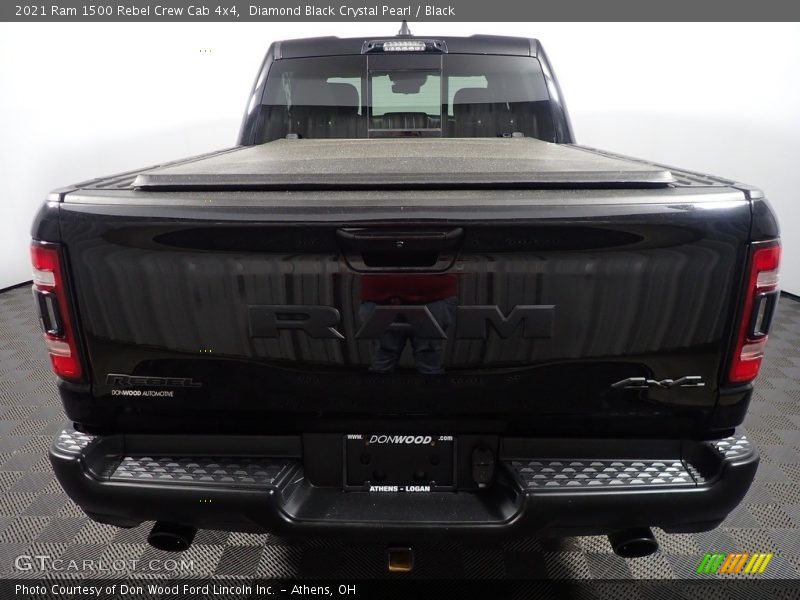 Diamond Black Crystal Pearl / Black 2021 Ram 1500 Rebel Crew Cab 4x4