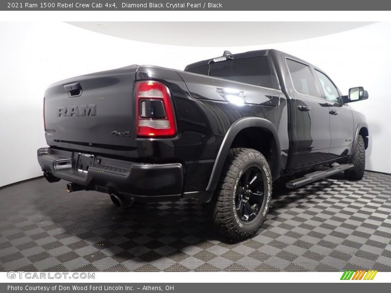 Diamond Black Crystal Pearl / Black 2021 Ram 1500 Rebel Crew Cab 4x4