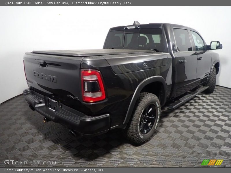 Diamond Black Crystal Pearl / Black 2021 Ram 1500 Rebel Crew Cab 4x4