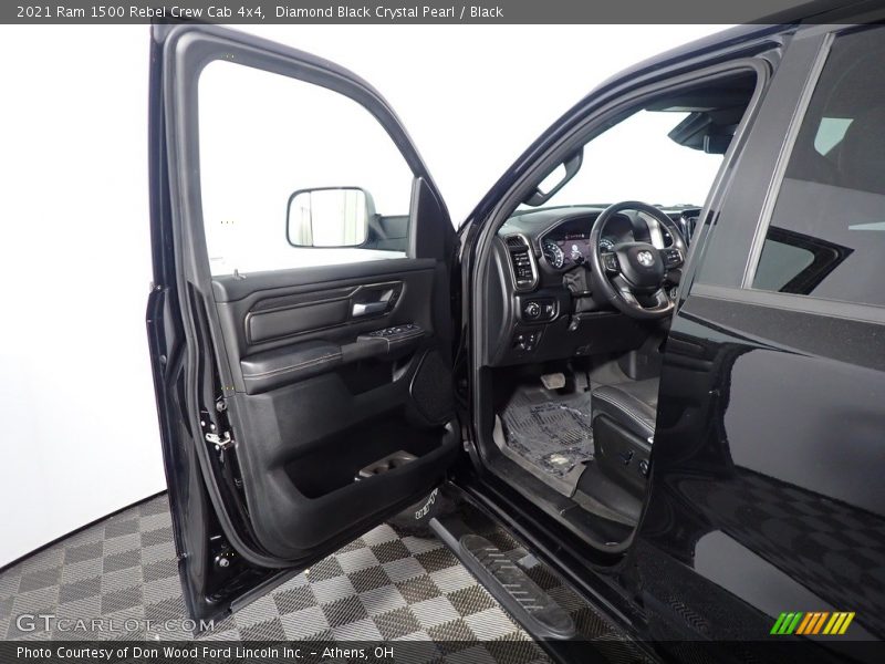 Diamond Black Crystal Pearl / Black 2021 Ram 1500 Rebel Crew Cab 4x4