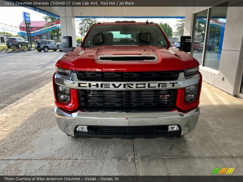 Red Hot / Jet Black 2023 Chevrolet Silverado 2500HD LT Crew Cab 4x4