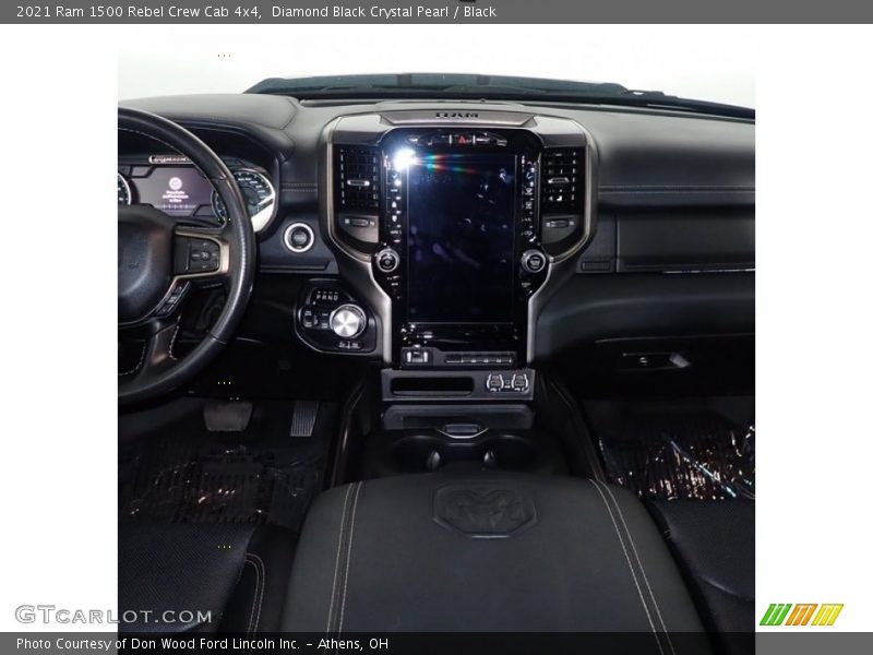 Diamond Black Crystal Pearl / Black 2021 Ram 1500 Rebel Crew Cab 4x4