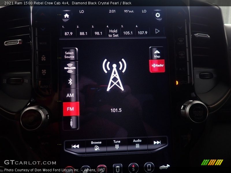 Diamond Black Crystal Pearl / Black 2021 Ram 1500 Rebel Crew Cab 4x4