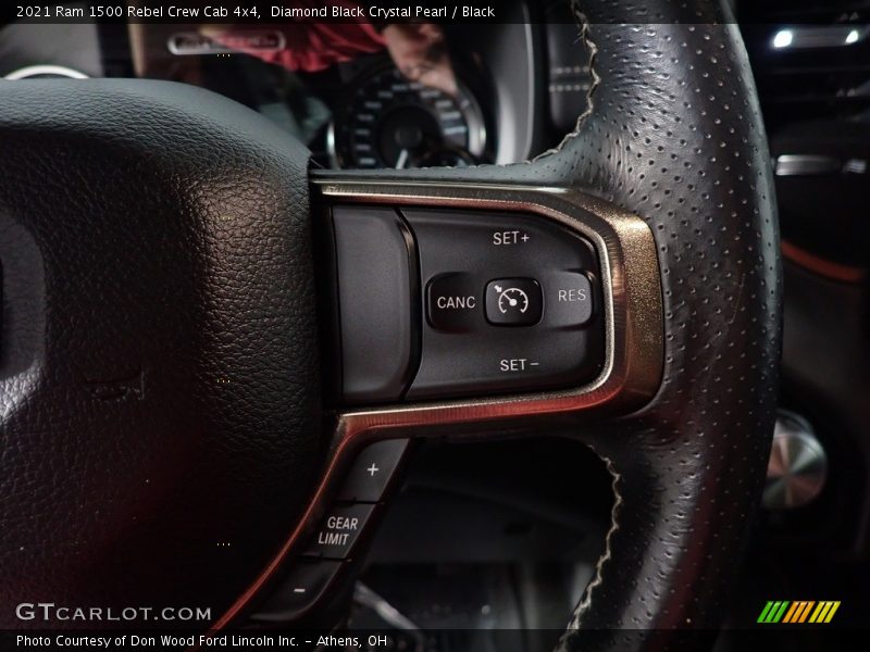 Diamond Black Crystal Pearl / Black 2021 Ram 1500 Rebel Crew Cab 4x4
